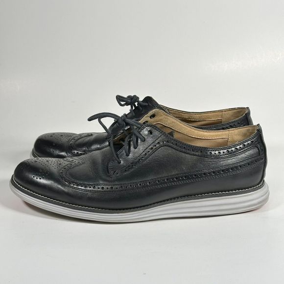 Cole Haan Grand OS Wingtip Oxford Shoes Men’s Size 10.5 M Black C21198 main image 13